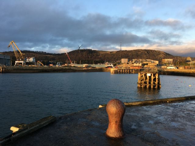 No go now - Forth Ports have restricted public access to the breakwater paths