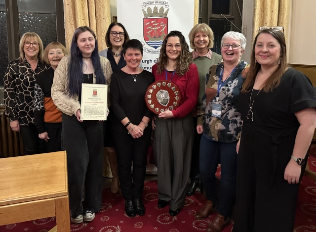 Some of the volunteers of Burntisland & Kinghorn Foodbank - Group Award Winners 2025 Some of the volunteers of Burntisland & Kinghorn Foodbank - Group Award Winners 2025