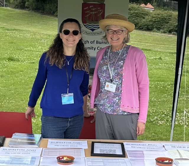 Flavia (BCDT) & Anne (RBBCC) at Civic Week 2025