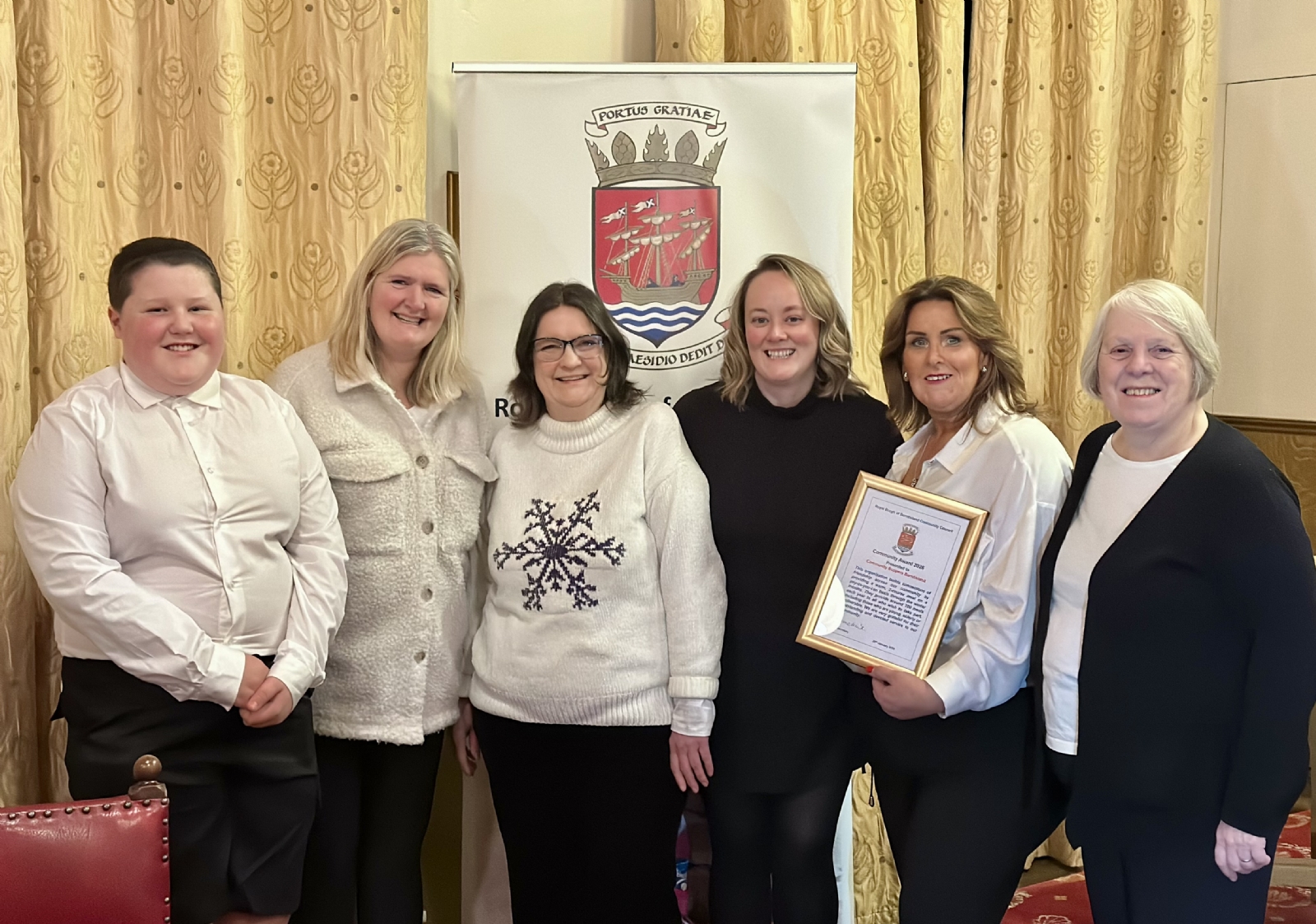 some of the volunteers from Community Suppers Burntisland